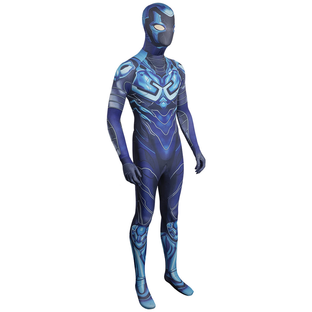Blue Beetle Cosplay Jumpsuit Halloween Karneval Outfits Jaime Reyes Kostüm