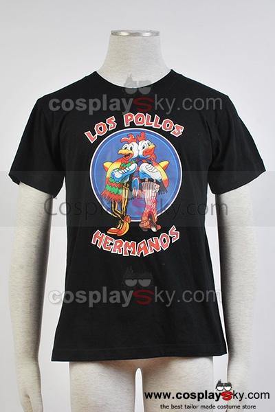 Breaking Bad Heisenberg Los Pollos Hermanos The Chicken Brothers Schwarz Original T-Shirt - cosplaycartde