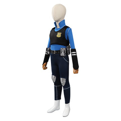 Kinder Zootopia 2 Judy Cosplay Kostüm Polizei Uniform Halloween Karneval Outfits