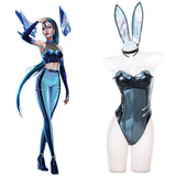 League of Legends LOL KDA The Baddest Kaisa Bunnygirl Cosplay Kostüm Halloween Karneval Outfits