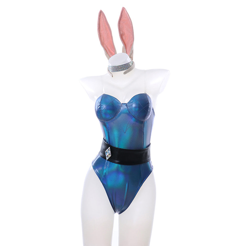 League of Legends LOL Fox Ahri Cosplay Kostüm Bunny Girl Jumpsuit Halloween Karneval Outfits