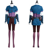 Arcane:League of Legends Powder Jinx Cosplay Kostüm Halloween Karneval Outfits