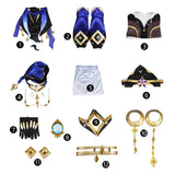 Genshin Impact Cosplay Layla Kostüm Halloween Karneval Kleid