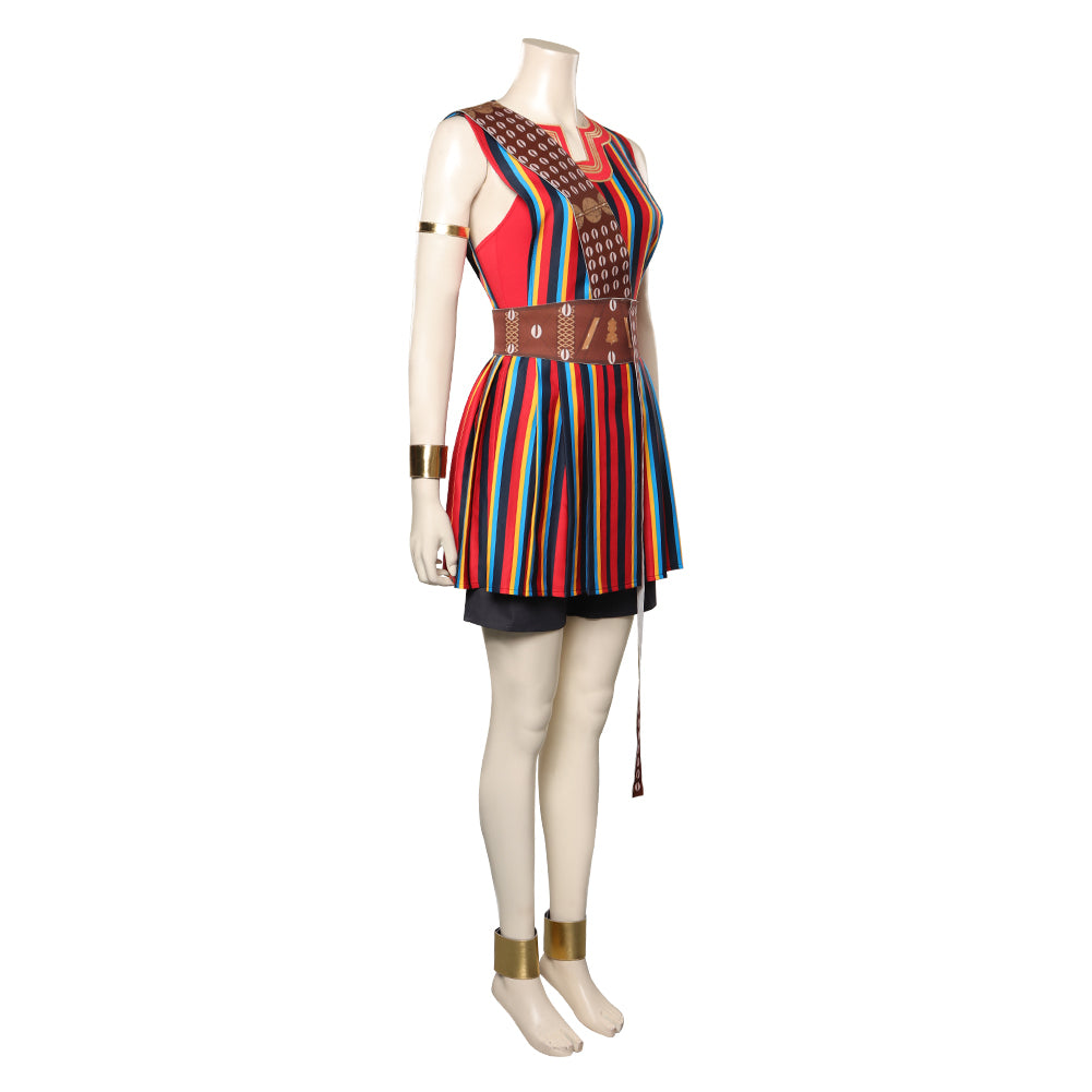 The Woman King Cosplay Nanisca Kostüm Halloween Karneval Outfits Version B