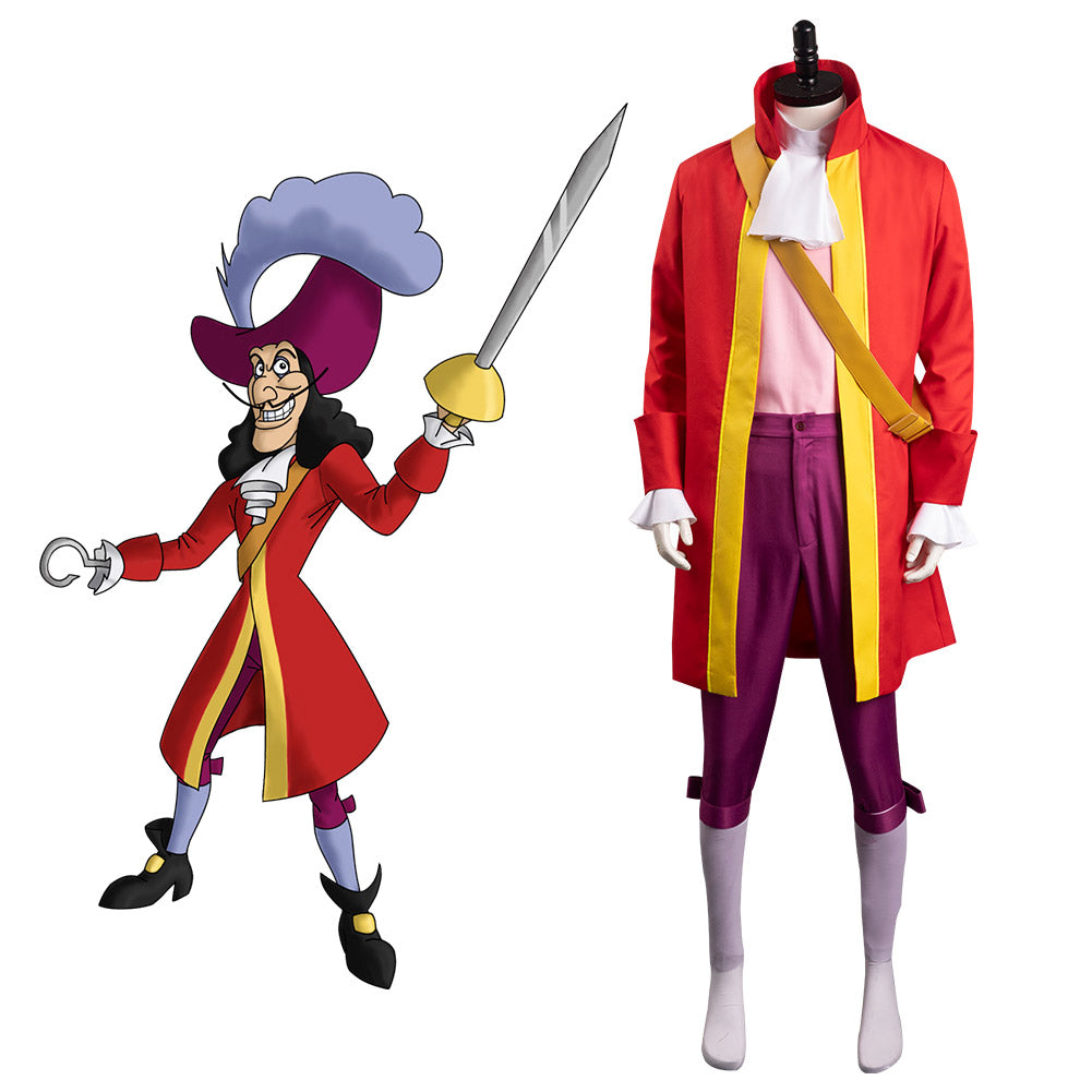 Peter Pan & Wendy Captain Hook Kostüm Halloween Karneval Outfits