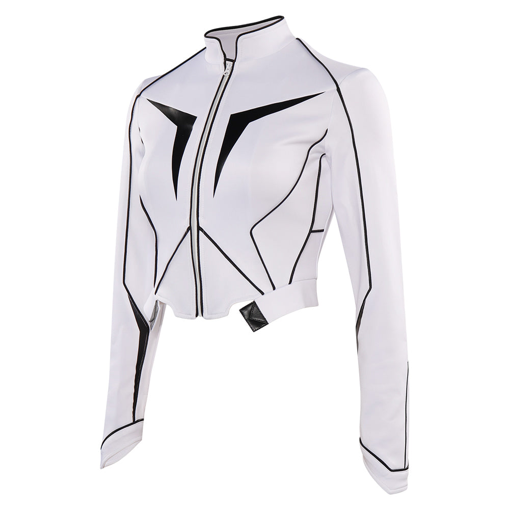 Captain Marvel Monica Rambeau Cosplay weiße Jacke Outfits Halloween Karneval Kostüm