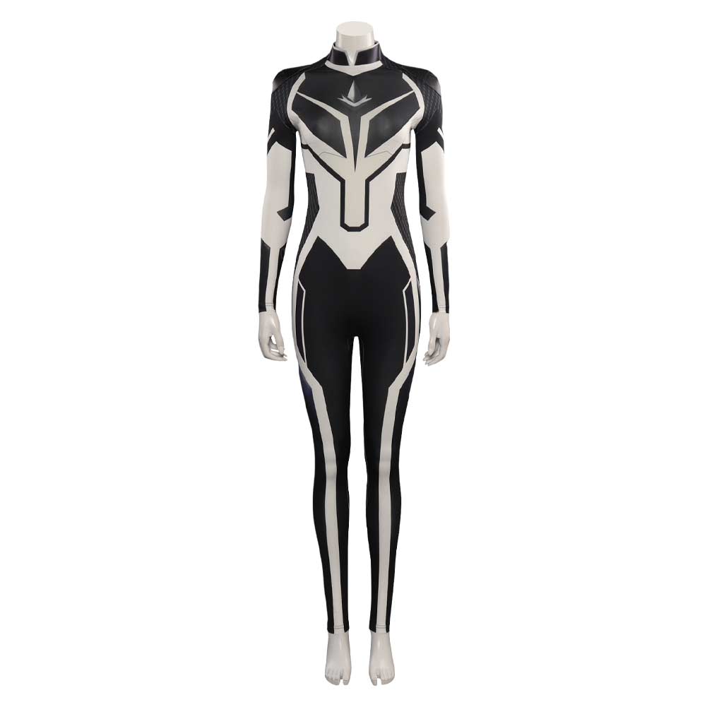 Captain Marvel Monica Rambeau Spectrum Jumpsuit Cosplay Halloween Karneval Kostüm