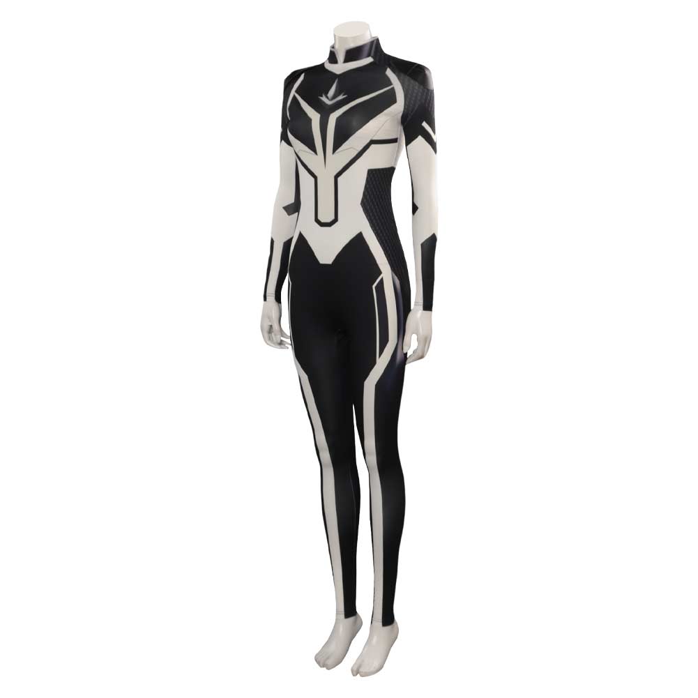 Captain Marvel Monica Rambeau Spectrum Jumpsuit Cosplay Halloween Karneval Kostüm