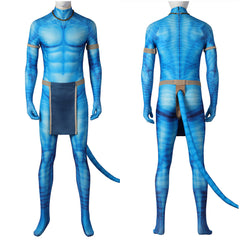 Jake Sully Cosplay Avatar: The Way of Water Kostüm Halloween Karneval Jumpsuit