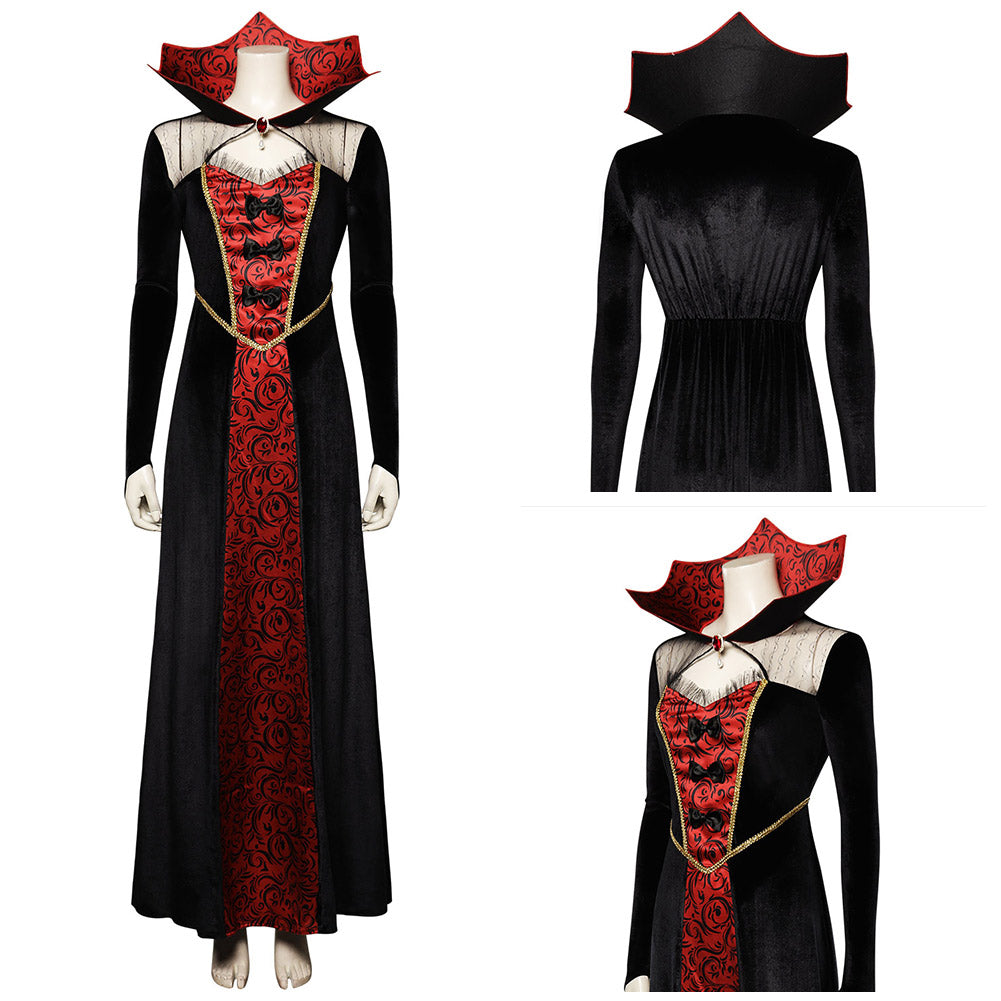 Damen Witch Cosplay Erwachsene Kostüm Halloween Karneval Kleid
