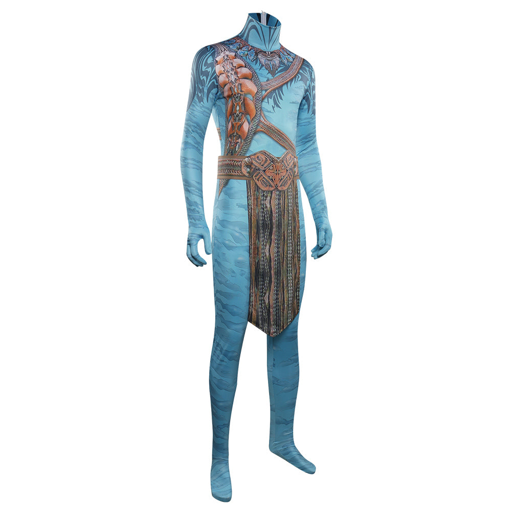 Kinder Avatar:The Way of Water Cosplay Jake Sully Kostüm Halloween Karneval Jumpsuit