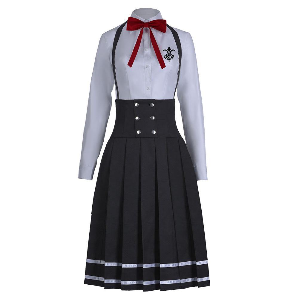 Anime Danganronpa V3 Shirogane Tsumugi Cosplay Kostüm JK Uniform Halloween Karneval Kostüm - cosplaycartde