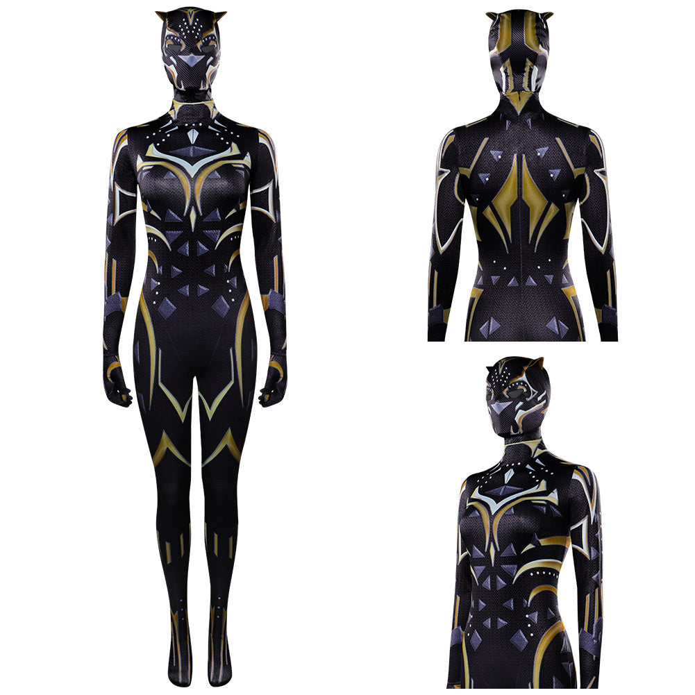 Black Panther: Wakanda Forever Cosplay New Black Panther Outfits Halloween Karneval Jumpsuit