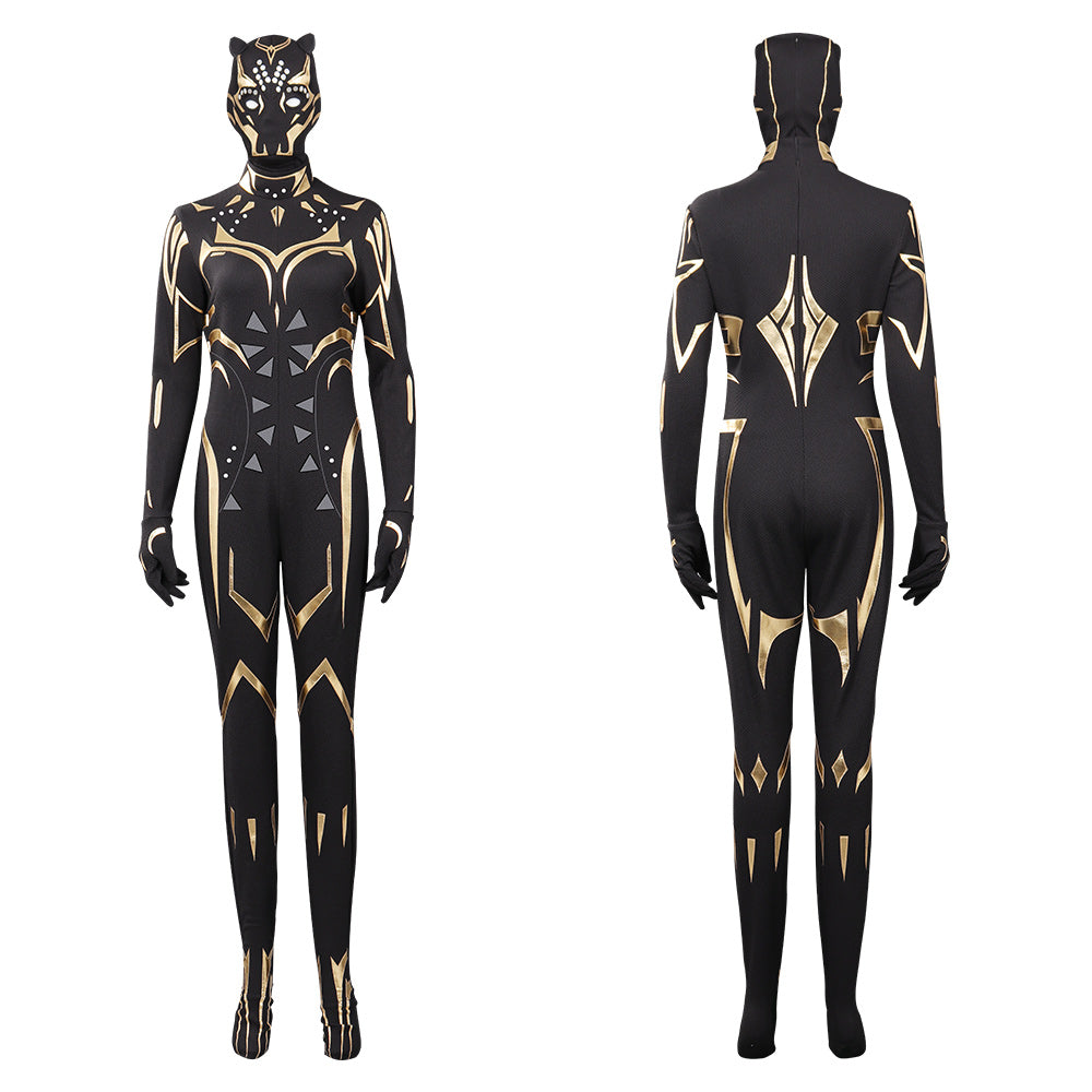 Black Panther: Wakanda Forever Cosplay Outfits Halloween Karneval Jumpsuit