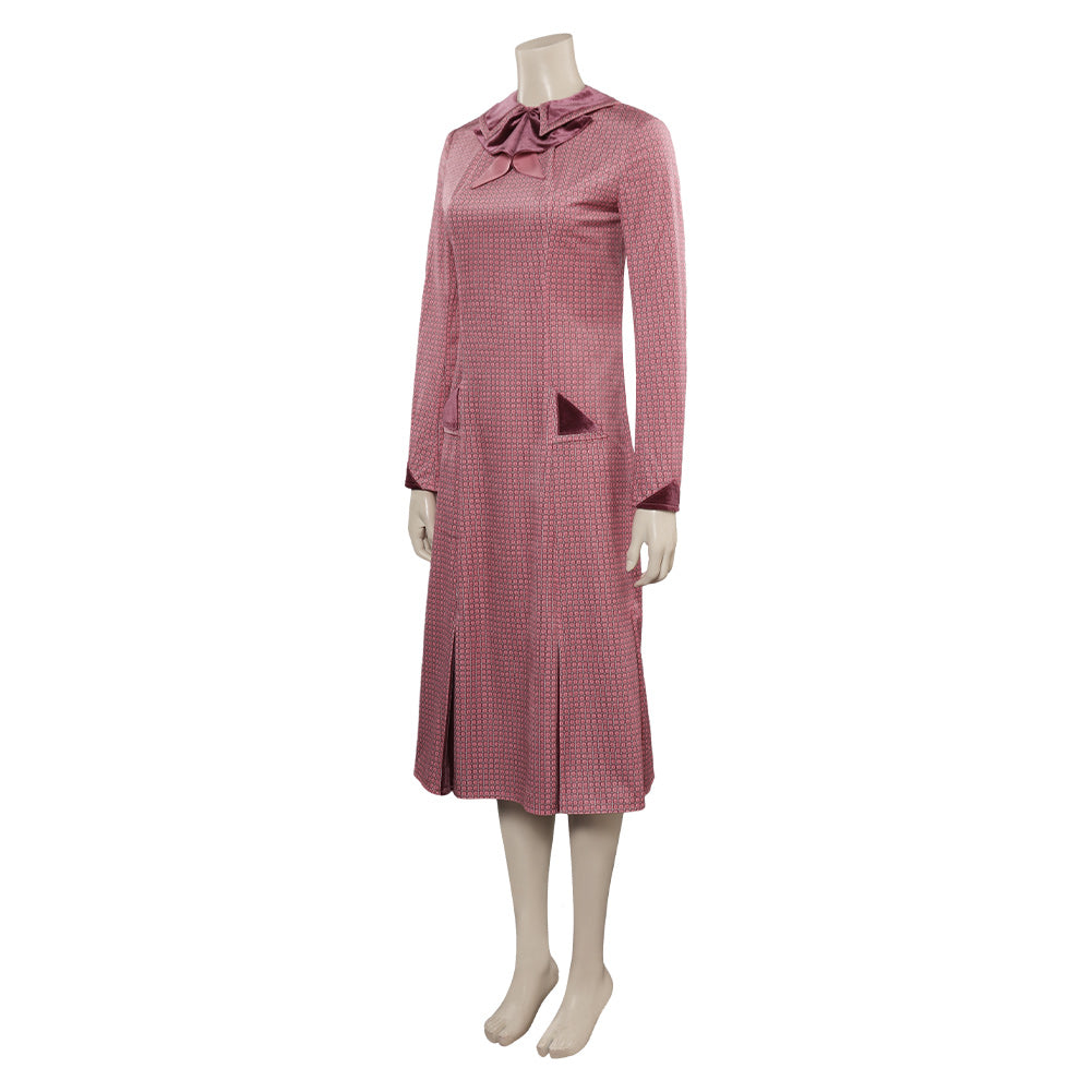 Harry Potter Dolores Umbridge Damen Kleid Halloween Karneval Outfits Cosplay Kostüm