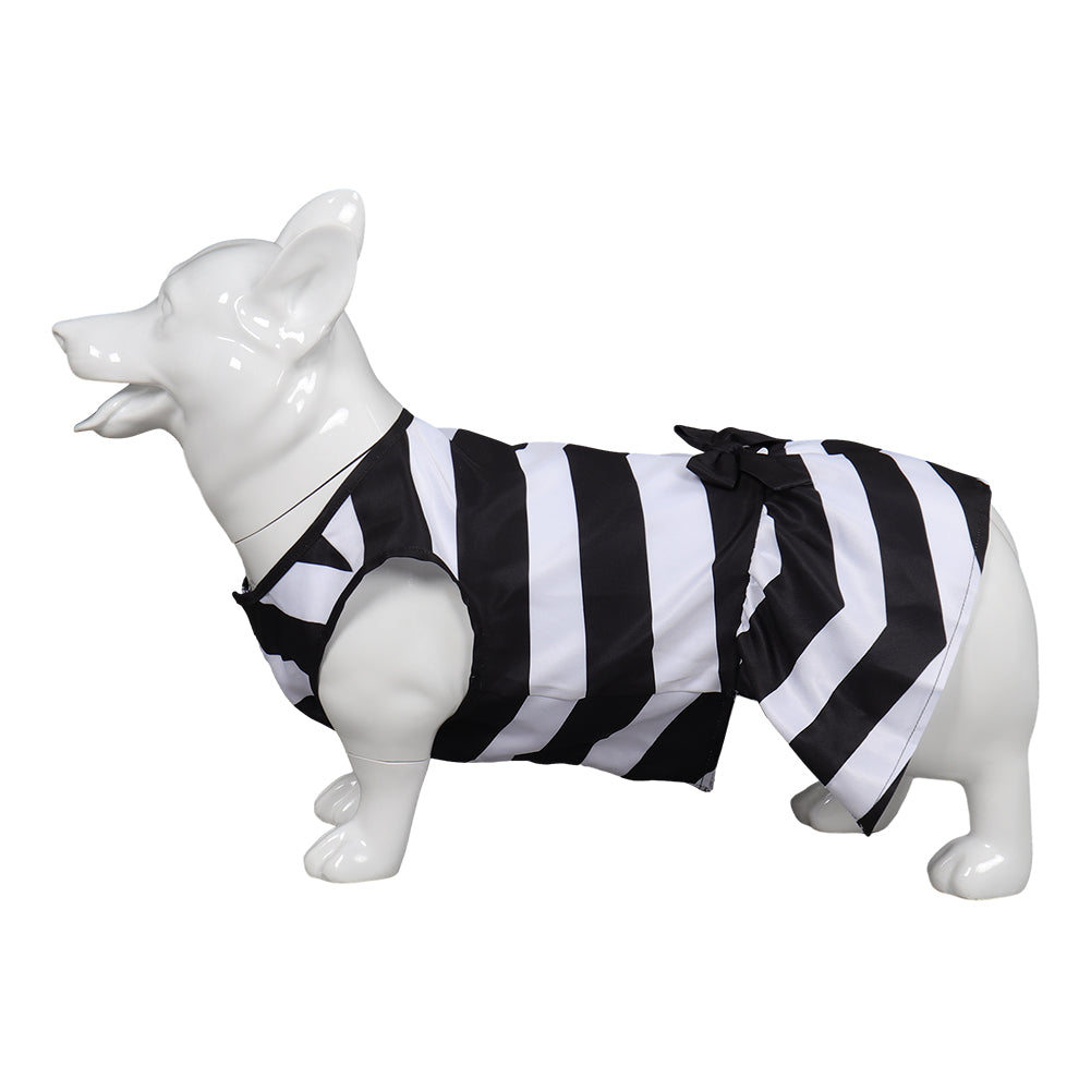 Film Barbie schwartz-weiße Hunde Kleid Haustier Kostüm Cosplay Kostüm Halloween Karneval Outfits