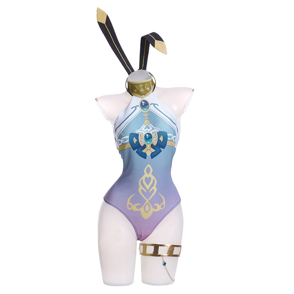 Nilou Cosplay Genshin Impact Bunny Girls Kostüm Halloween Karneval Jumpsuit