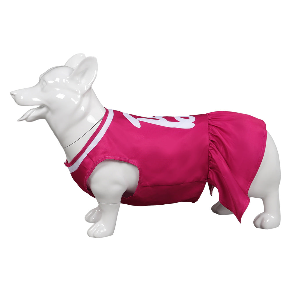 Film Barbie rosa Hunde Kleid Haustier Kostüm Halloween Karneval Outfits Cosplay Kostüm