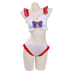 Sailor Moon Huo Yeli Cosplay Bademode Damen Sommer Originell 2tlg. Badeanzug