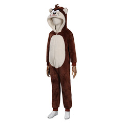 Kinder Tasmanian Devil Cosplay Kostüm Pyjama Outfits Halloween Karneval Jumpsuit