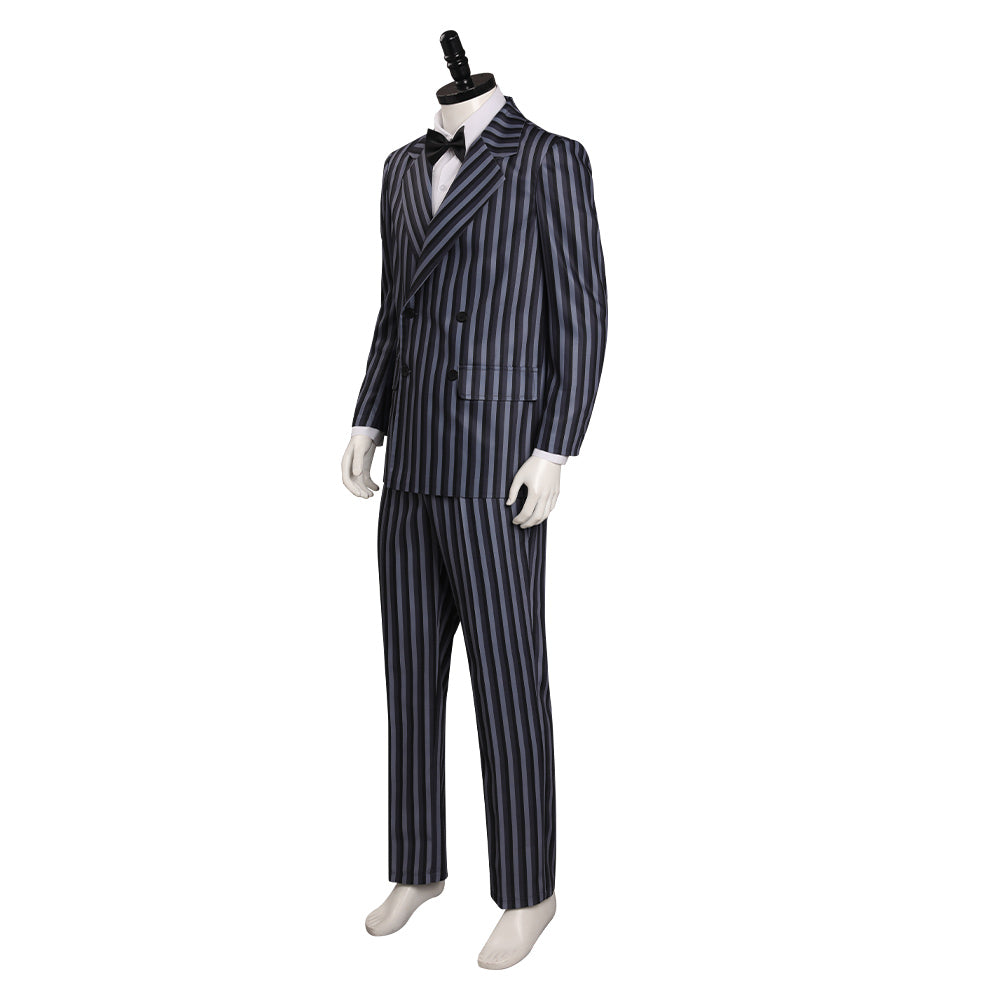 The Addams Family Cosplay Gomez Addams Kostüm Outfits Halloween Karneval Anzug