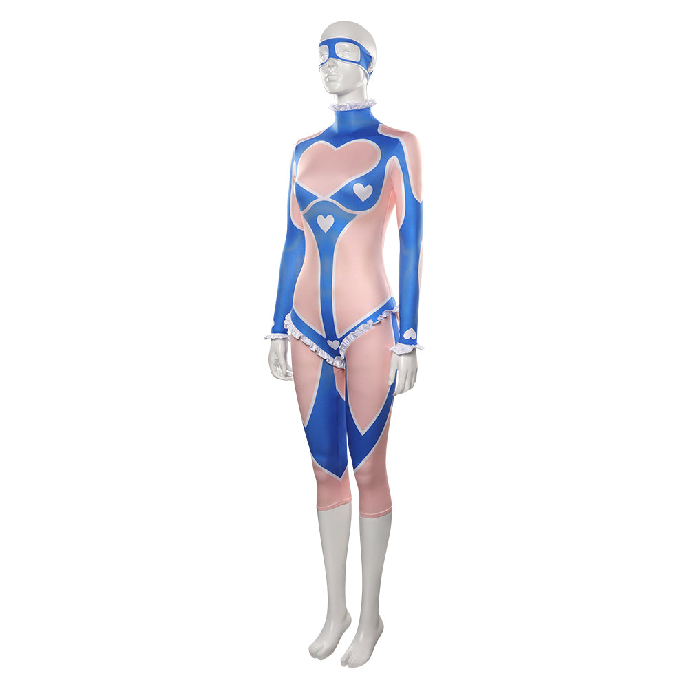 Street Fighter Nanakawa Mika Cosplay Kostüm Halloween Karneval Jumpsuit