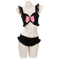 Sailor Moon Chibiusa Cosplay Bademode Damen Sommer Originell 2tlg. Badeanzug