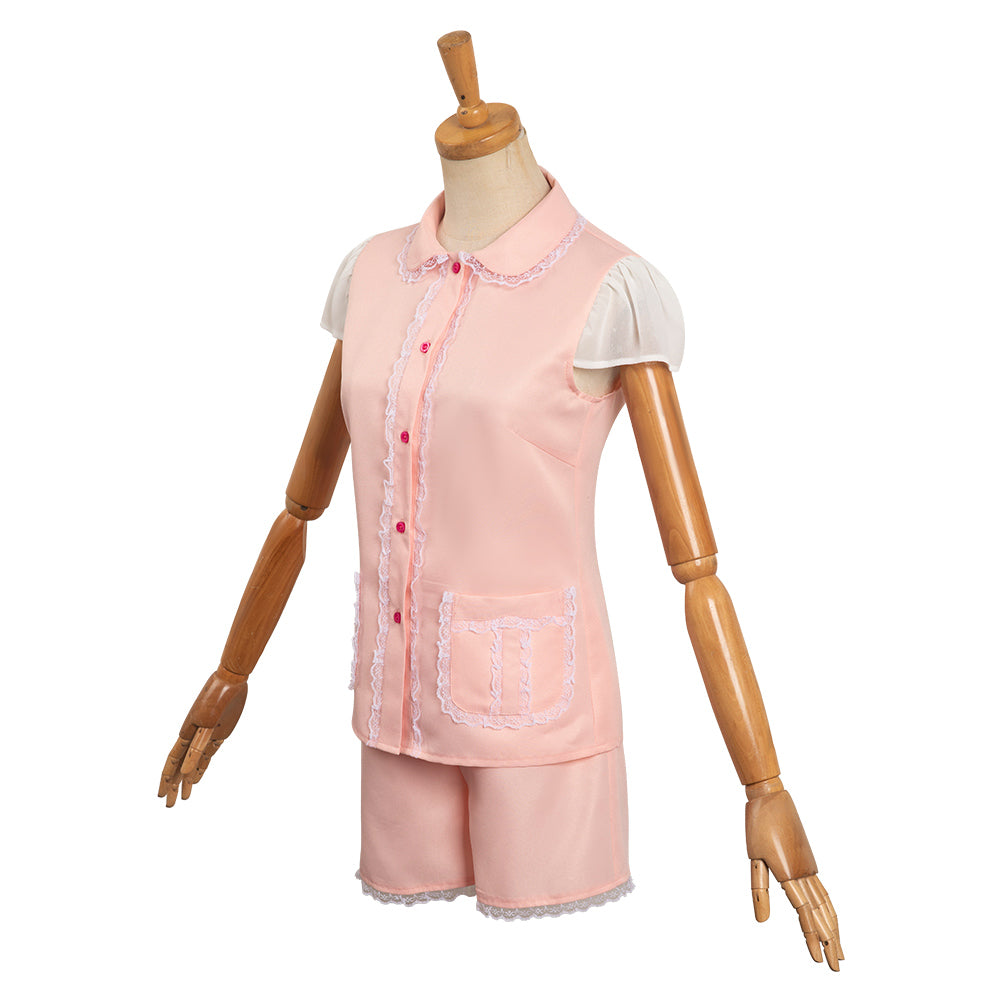 Film Barbie Margot Robbie Rosa Schlafanzug Cosplay Kostüm auch für Alltag