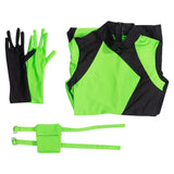 Kim Possible Shego Cosplay Jumpsuit Halloween Karneval Kostüm