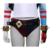 Suicide Squad Harley Quinn Cosplay Kostüm Outfits Dulex Set - cosplaycartde