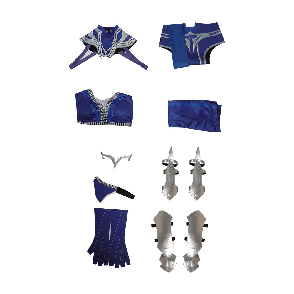 Spiel Kitana Mortal Kombat MK Cosplay Kostüm Halloween Karneval Outfits