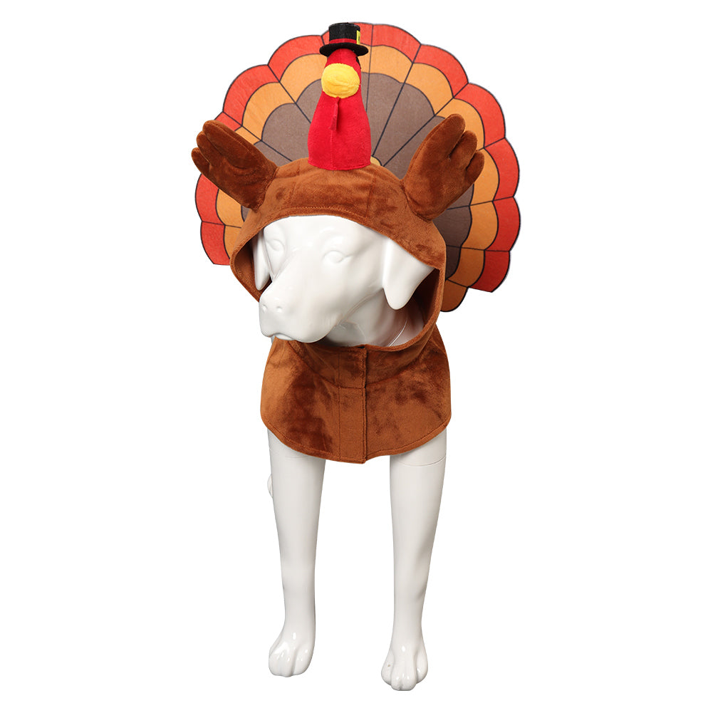 turkey Pet dog halloween Cosplay Costume Outfits Halloween Carnival Party Suit