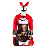 Genshin Impact Amber Jumpsuit Cosplay Kostüm Halloween Karneval Kostüm Set - cosplaycartde