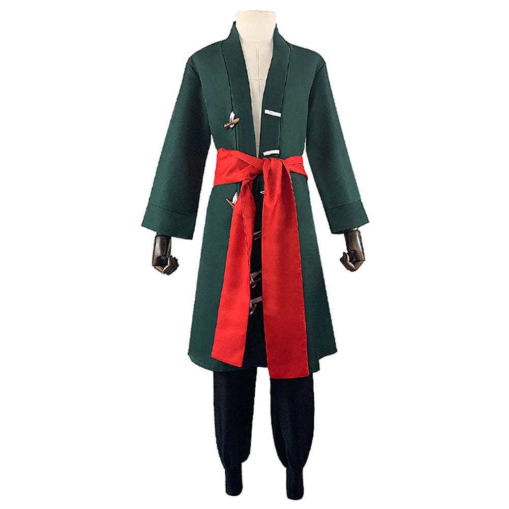 One Piece Roronoa Zoro Cosplay Kostüme Halloween Karneval Outfits