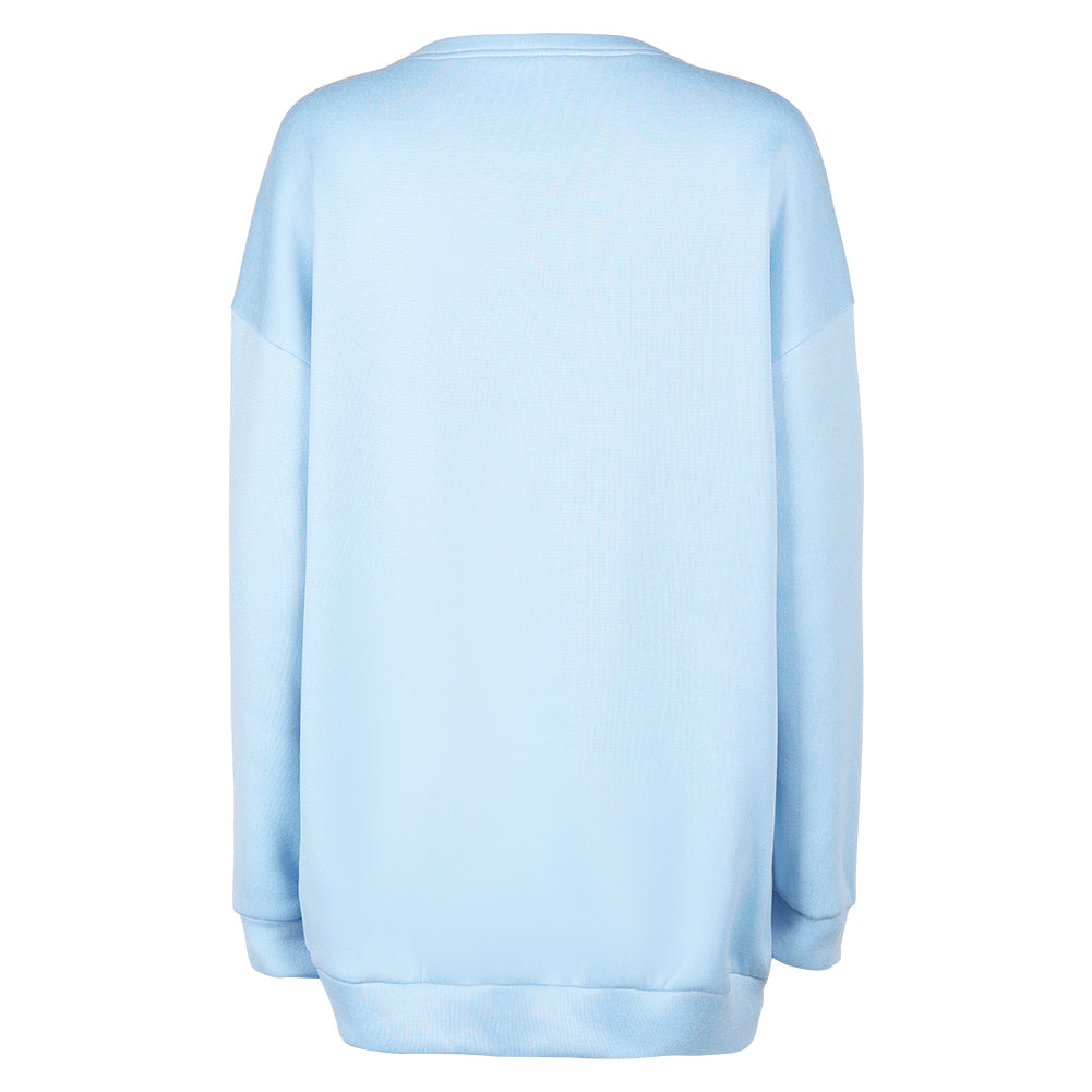 Family Switch CC blau Rundhals Pullover Cosplay Kostüm auch für Alltag