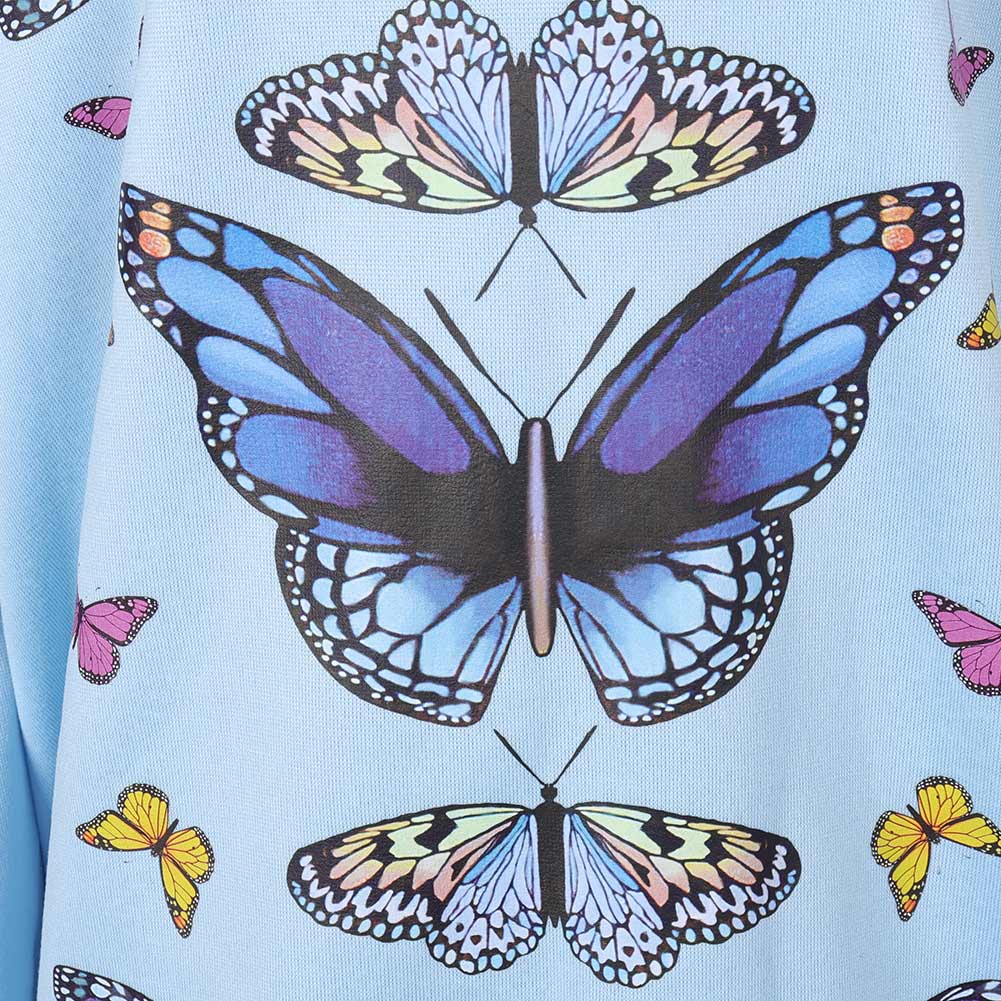 Family Switch CC blau Rundhals Pullover Cosplay Kostüm auch für Alltag