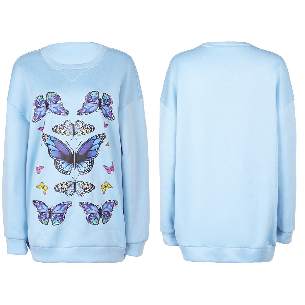 Family Switch CC blau Rundhals Pullover Cosplay Kostüm auch für Alltag