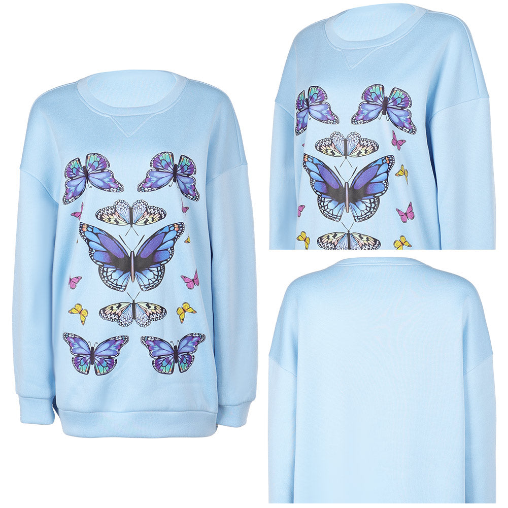 Family Switch CC blau Rundhals Pullover Cosplay Kostüm auch für Alltag
