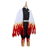 Demon Slayer Kimetsu no Yaiba Rengoku Kyoujurou Cosplay Kostüm Kinder Halloween Karneval Kostüm - cosplaycartde