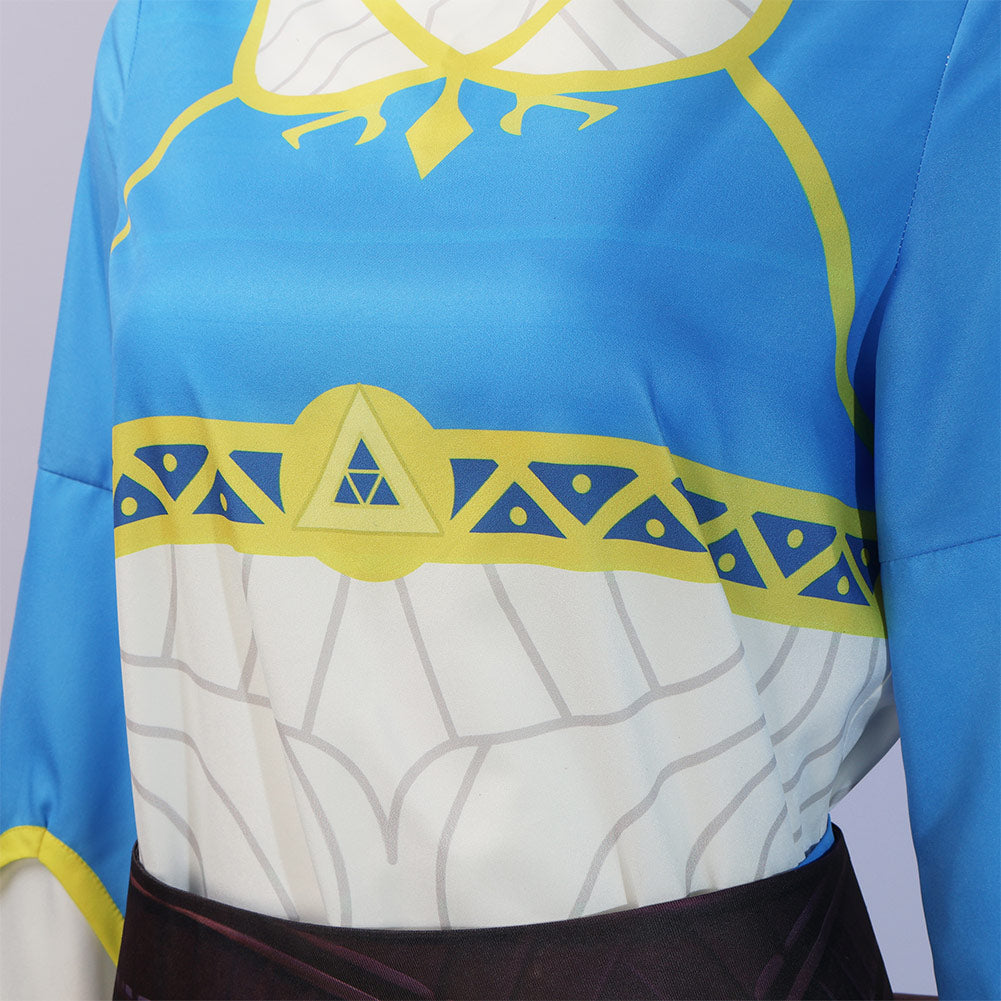 The Legend of Zelda: Tears of the Kingdom Princess Zelda/Tetra/Sheik Cosplay Kostüm Halloween Karneval Outfits