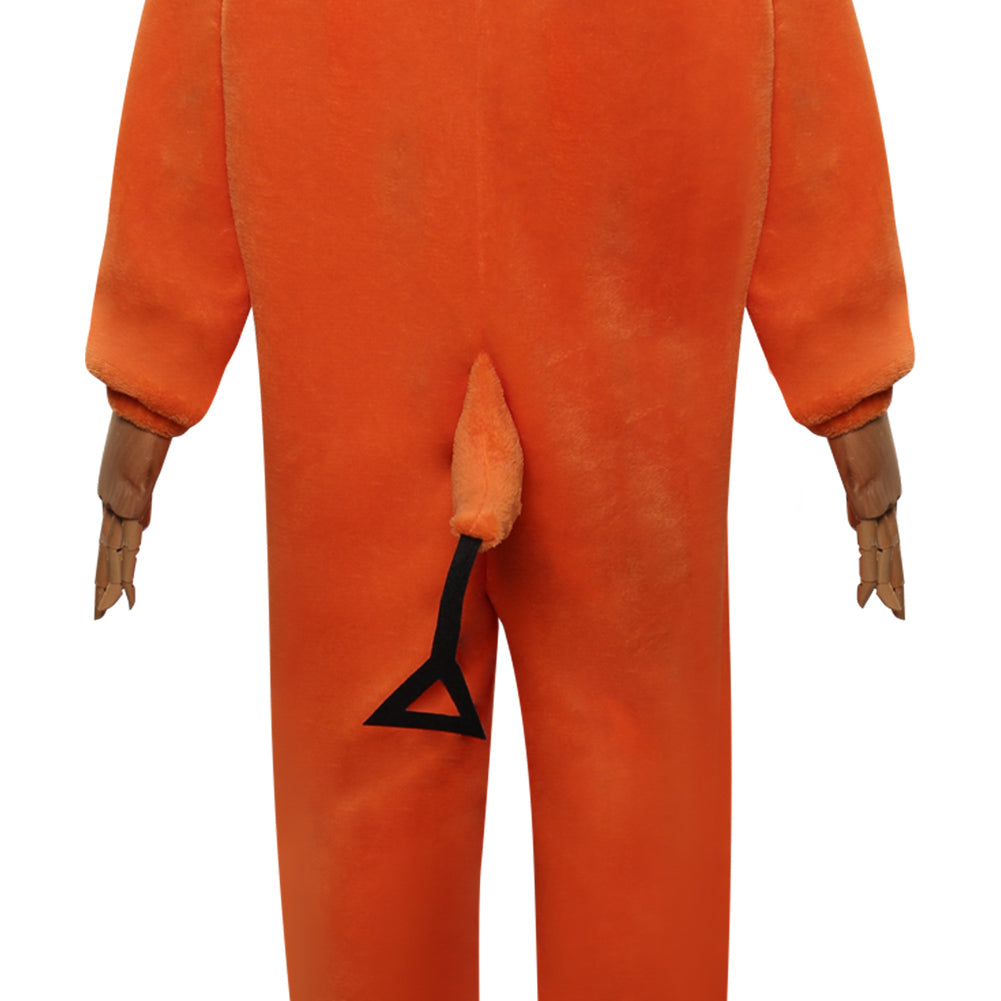 Kinder Chainsaw Man Cosplay Pochita Pajamas Schlafanzug Halloween Karneval Jumpsuit