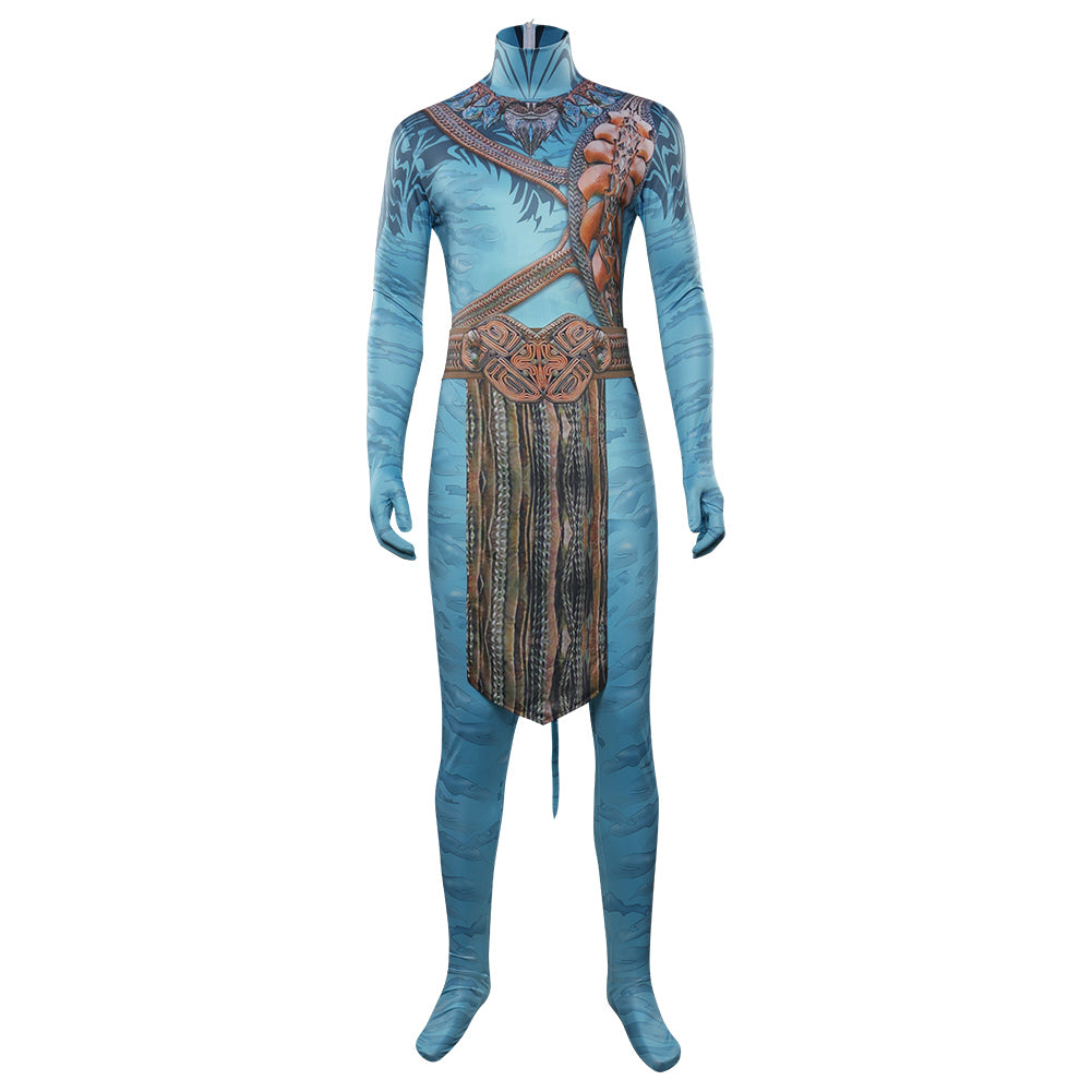 Avatar Cosplay Jake Sully Kostüm Halloween Karneval Jumpsuit