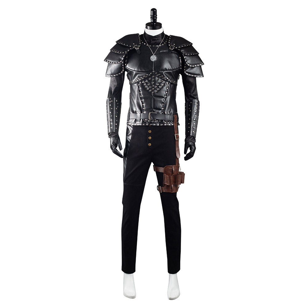 The Witcher Geralt of Rivia Cosplay Kostüme Outfits Halloween Karneval Suit
