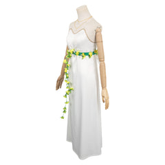 Final Fantasy Aerith Gainsborough Weiß Kleid Cosplay Kostüm Set