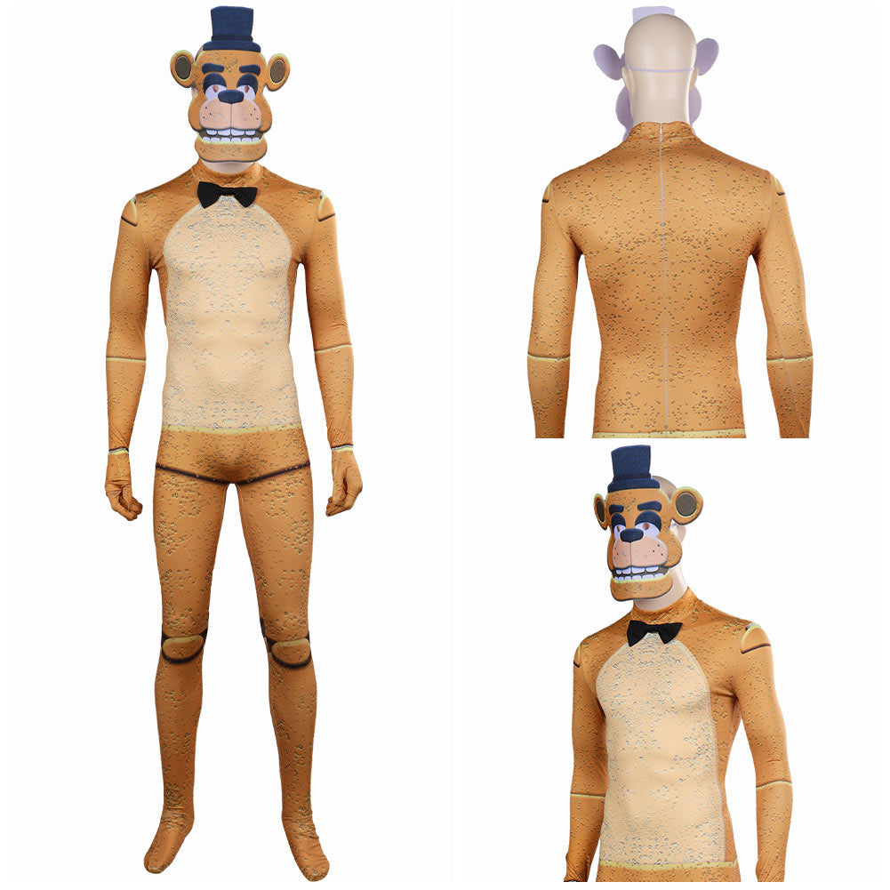 FNAF Bear Freddy Jumpsuit Five Nights At Freddy's Overall Cosplay Kostüm