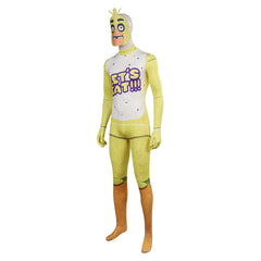 FNAF Chica Jumpsuit Five Nights At Freddy's Overall Cosplay Kostüm