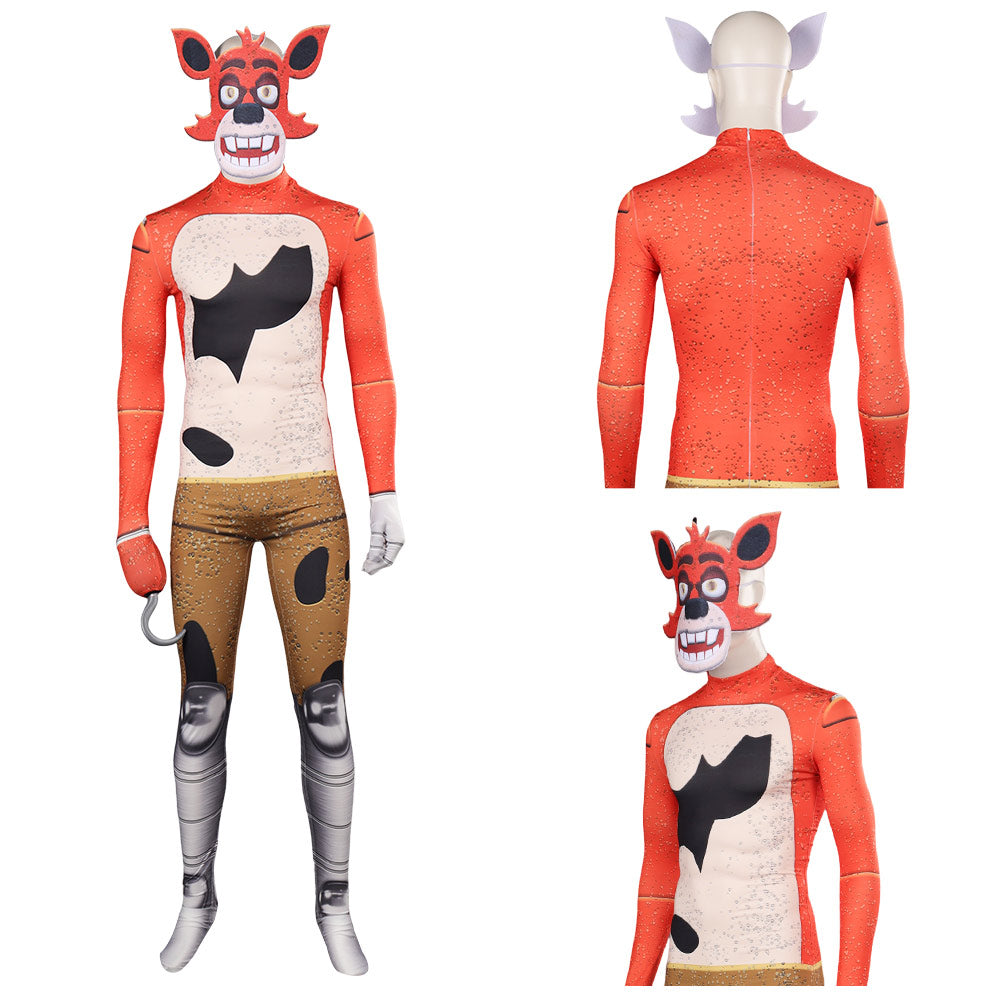 FNAF Foxy Jumpsuit Five Nights At Freddy's Overall Cosplay Kostüm
