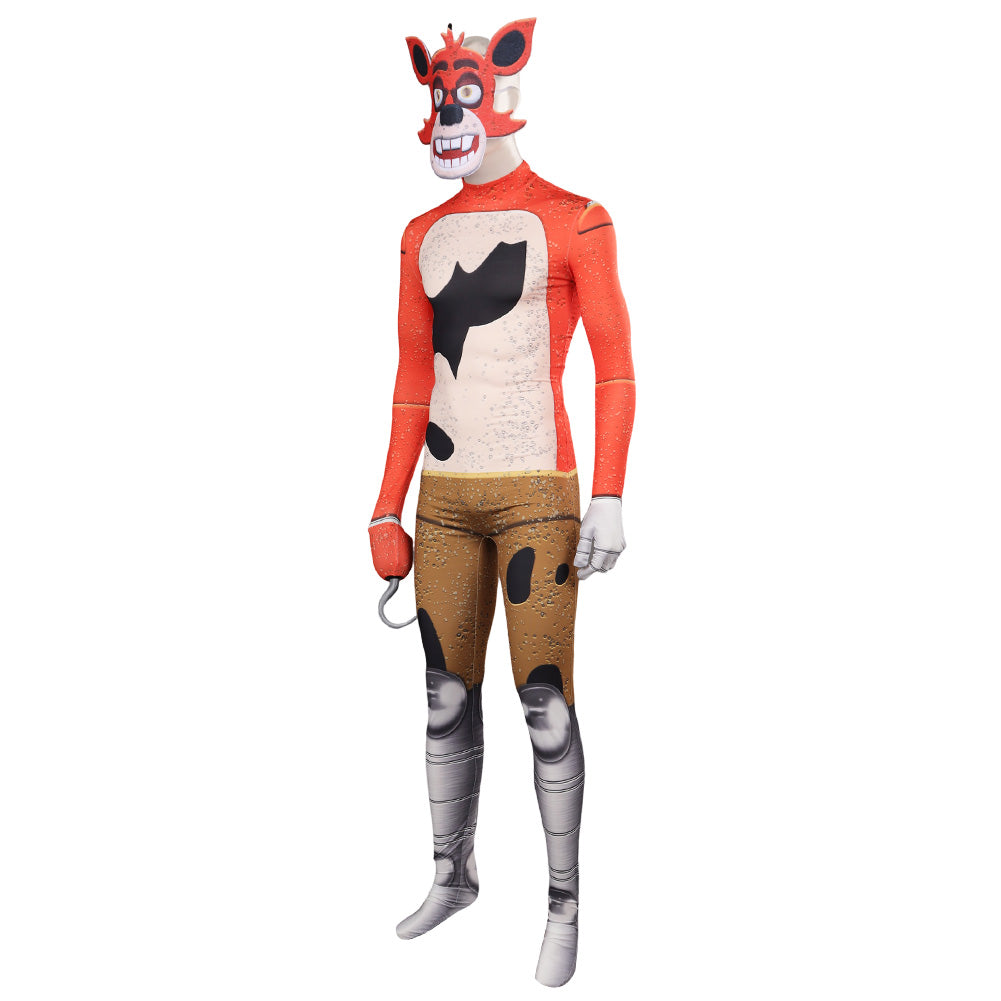 FNAF Foxy Jumpsuit Five Nights At Freddy's Overall Cosplay Kostüm