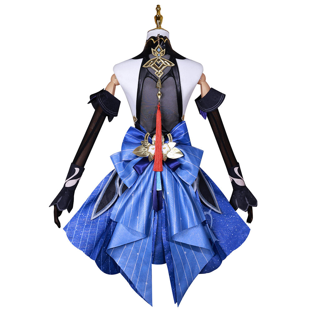 Genshin Impact Ganyu Lantern Rite Festival Cosplay Outfits Halloween Karneval Kostüm
