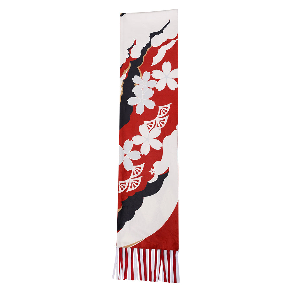 Genshin Impact Yae Miko rot Winter Schal originelle Requisite